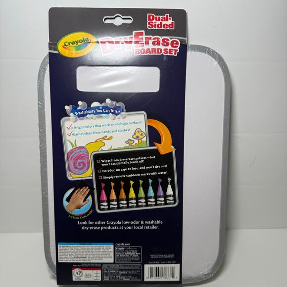 Crayola Dry Erase Board  Set with Dry Erase‎ Crayons - Picture 5 of 6
